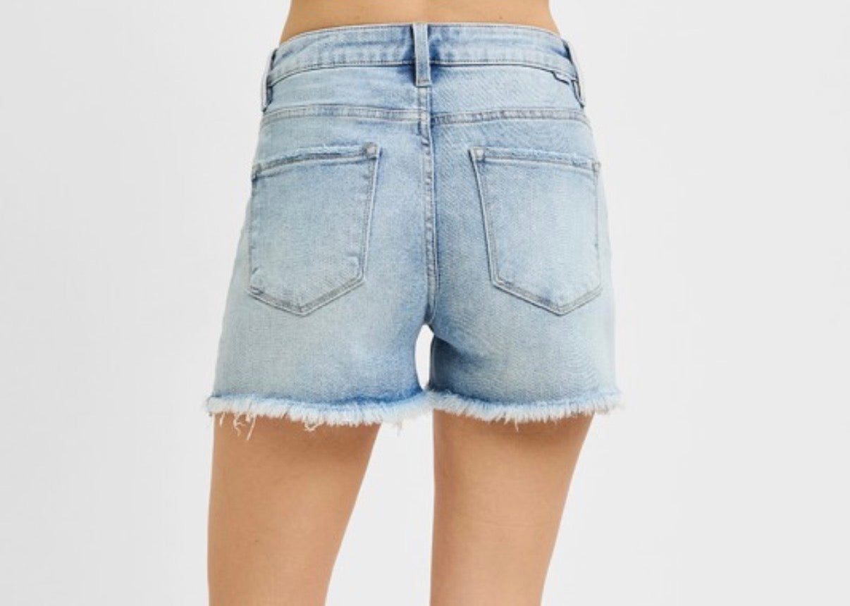 Frayed Hem Shorts